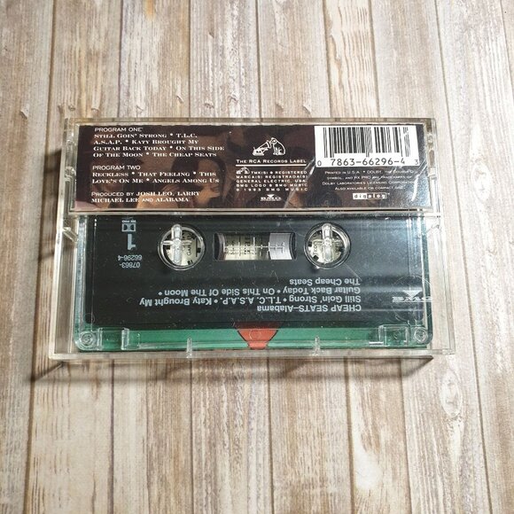 Alabama Cheap Seats 1993 Country Music Cassette Tape Album RCA Vintage Cowboy - Picture 2 of 3